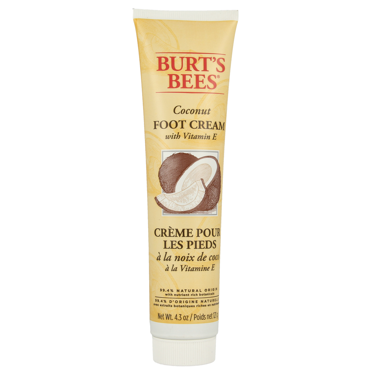Burts Bees Foot creme coconut 121 gram