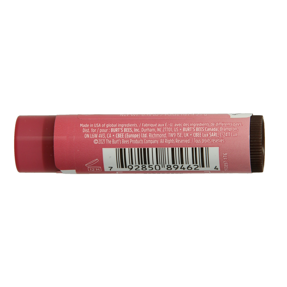 Burts Bees Getinte lippenbalsem Hibiscus 4,3 gram