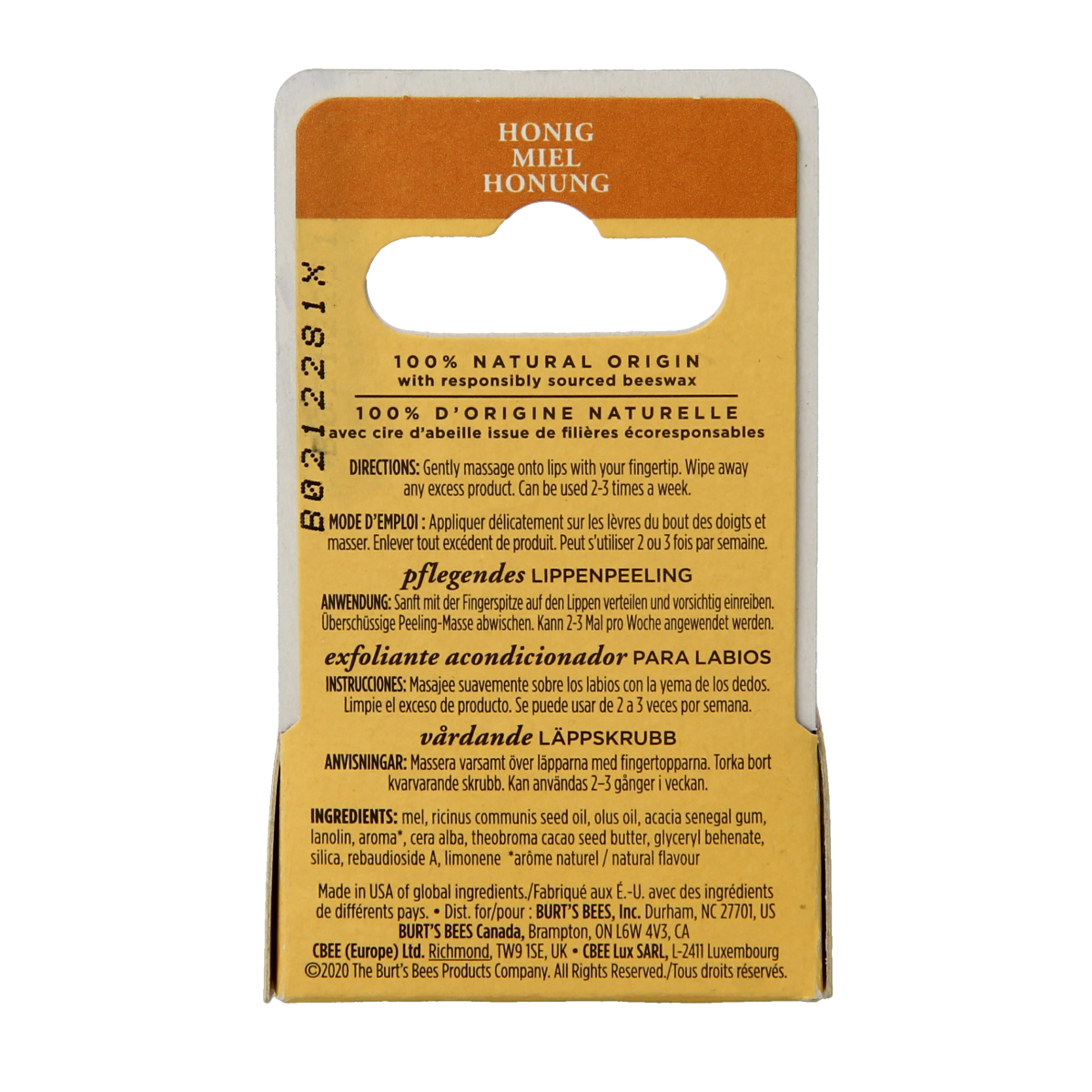 Burts Bees Lip scrub conditioning 7,1 gram