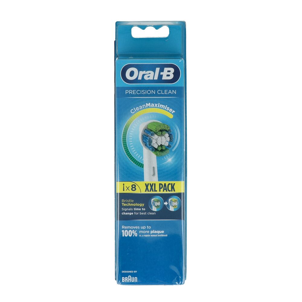 Oral-B Opzetborstel Precision Clean Wit 8Pack 8 stuks
