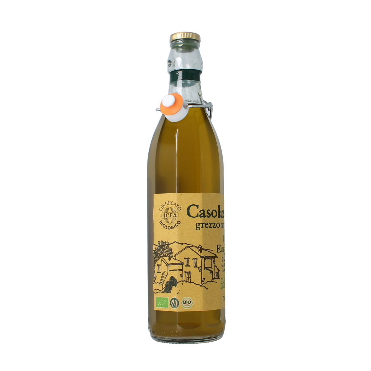 Ii Casolare Olijfolie extra vierge ongefilterd biologisch 750 ml