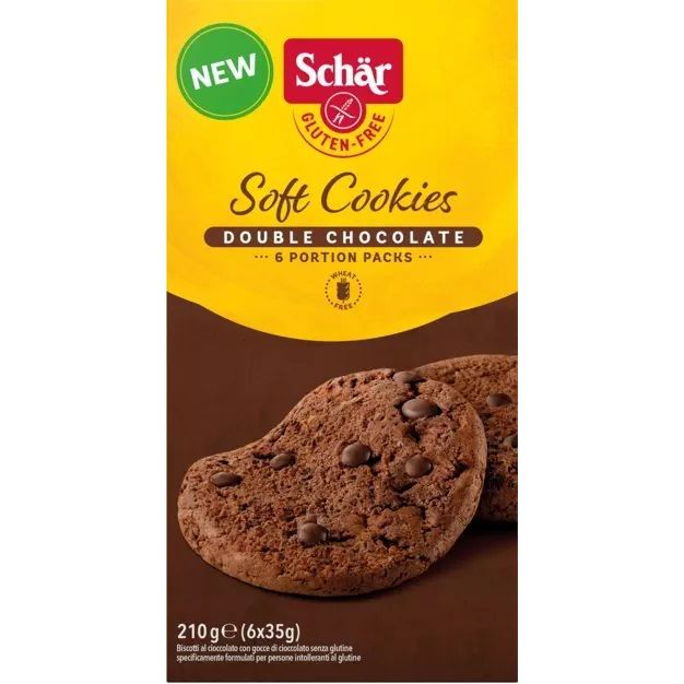 Schar Soft Cookies Double Chocolate 210 gr