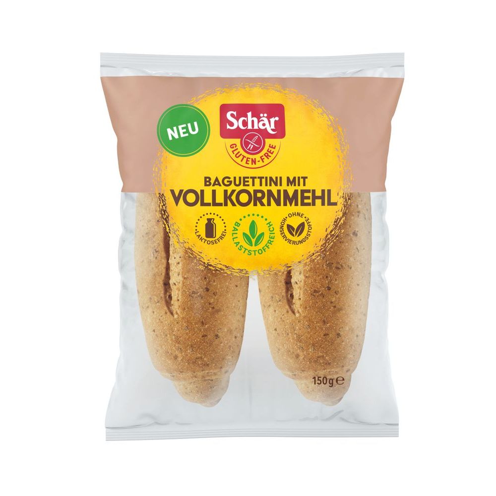 Schar Baguettini Met Volkorenmeel 150 gr