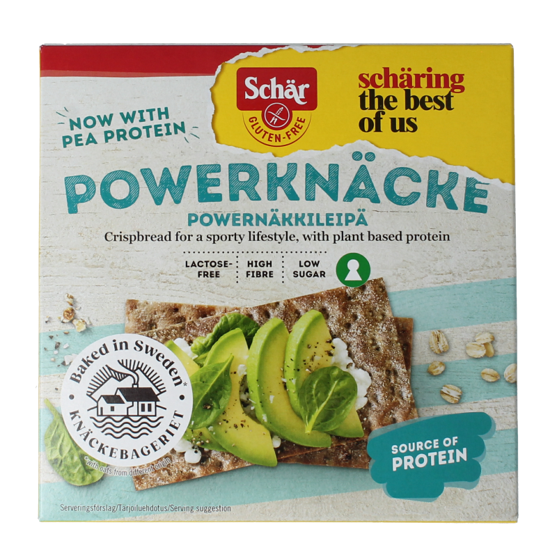 Schar Powerknacke glutenvrij 225 gram