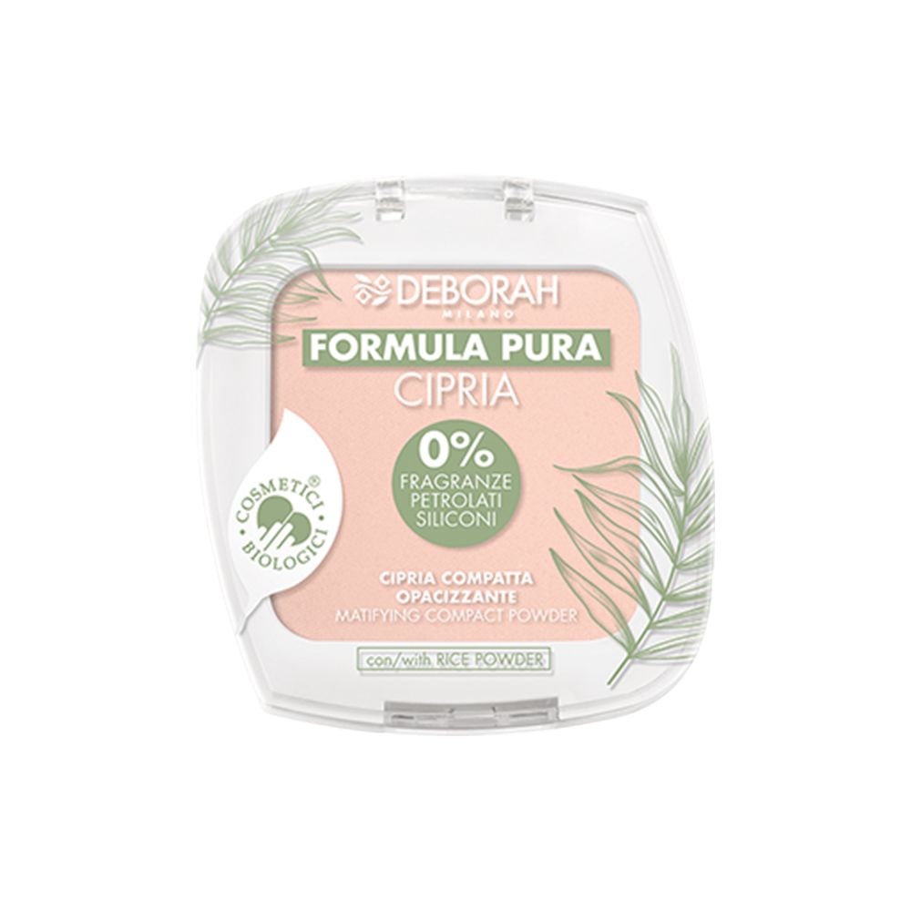 Deborah Milano Formula Pura Face Powder Bio 1 Fair 10 gr