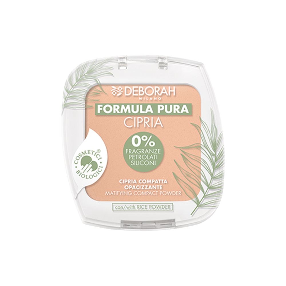 Deborah Milano Formula Pura Face Powder Bio 3 Apricot 10 gr