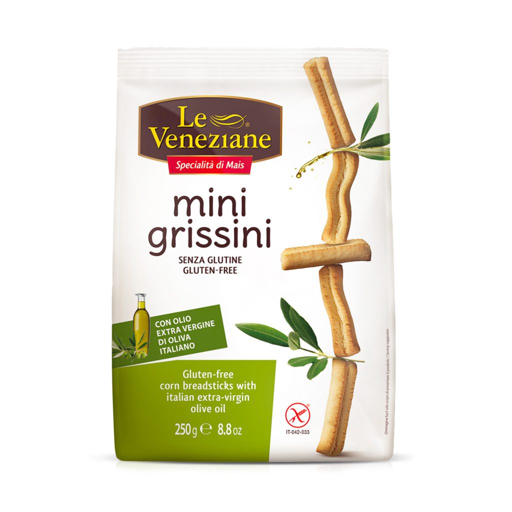Le Veneziane mini grissini soepstengels 250 gram