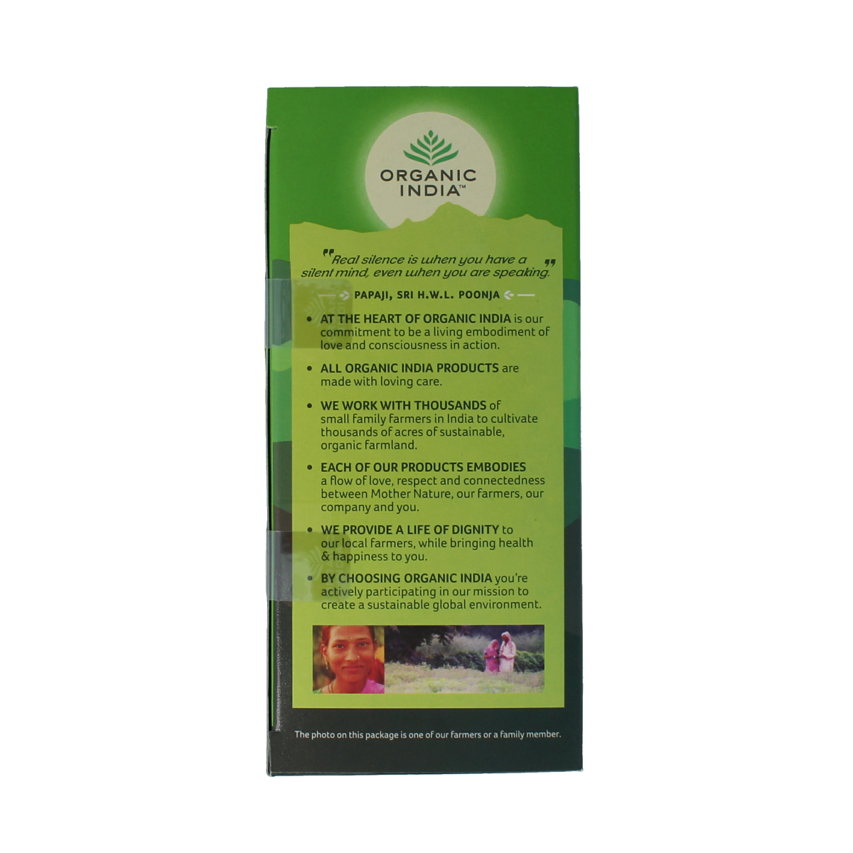 Organic India Tulsi green thee 25 zakjes