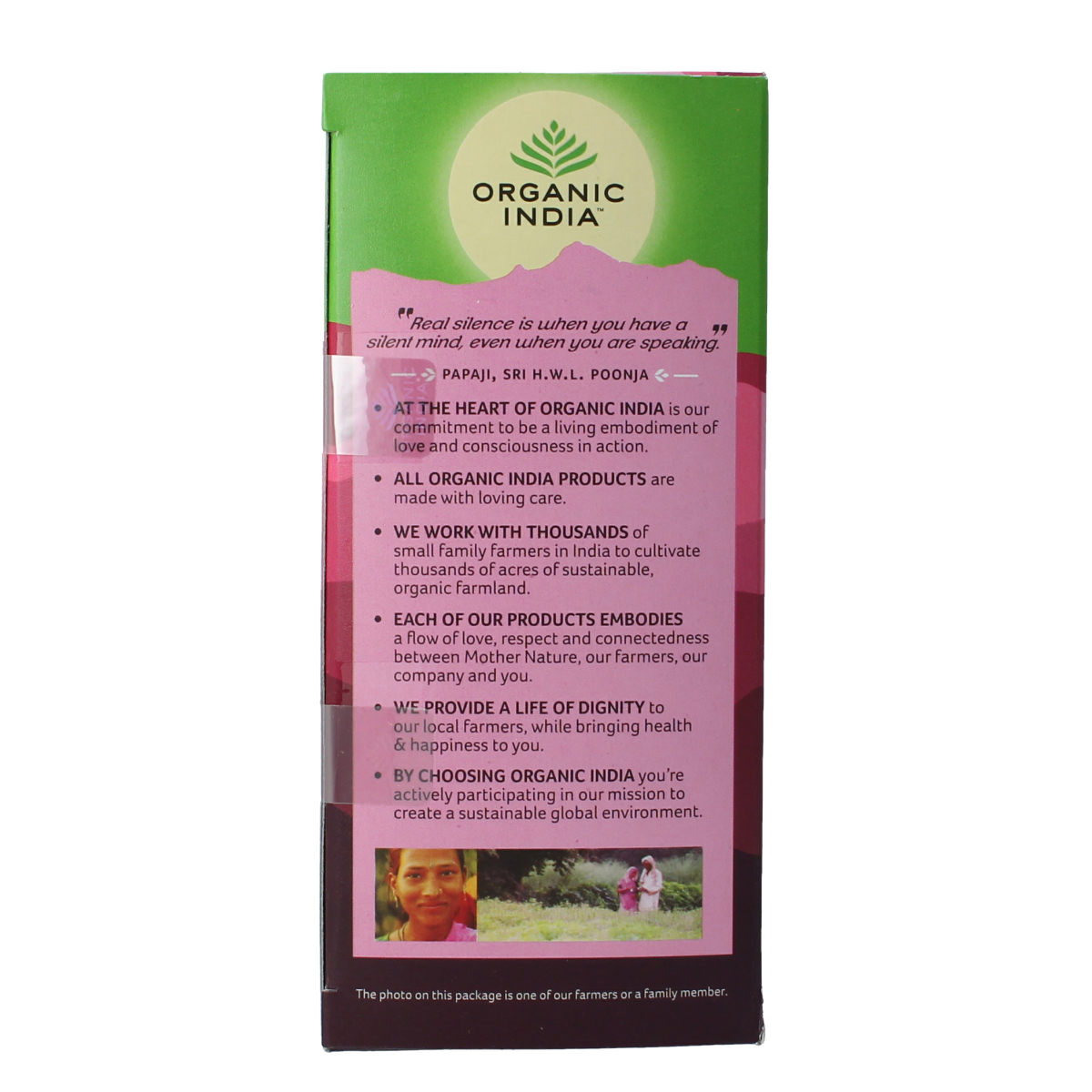 Organic India Tulsi sweet rose thee biologisch 25 stuks