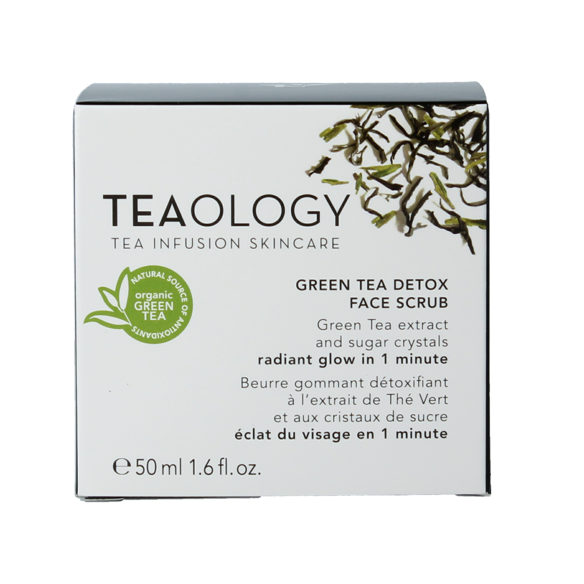 Teaology Green tea detox face scrub 50 ml