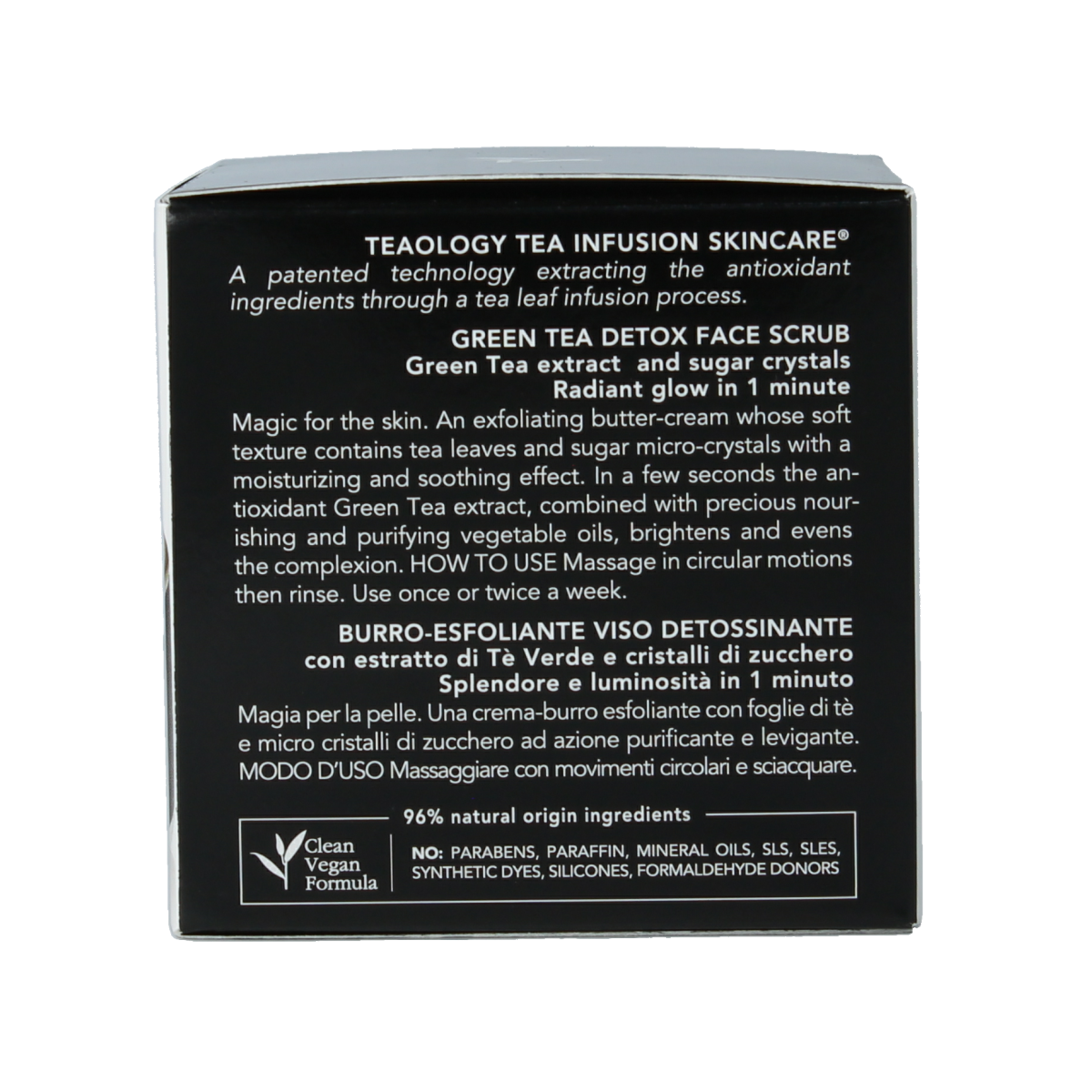 Teaology Green tea detox face scrub 50 ml