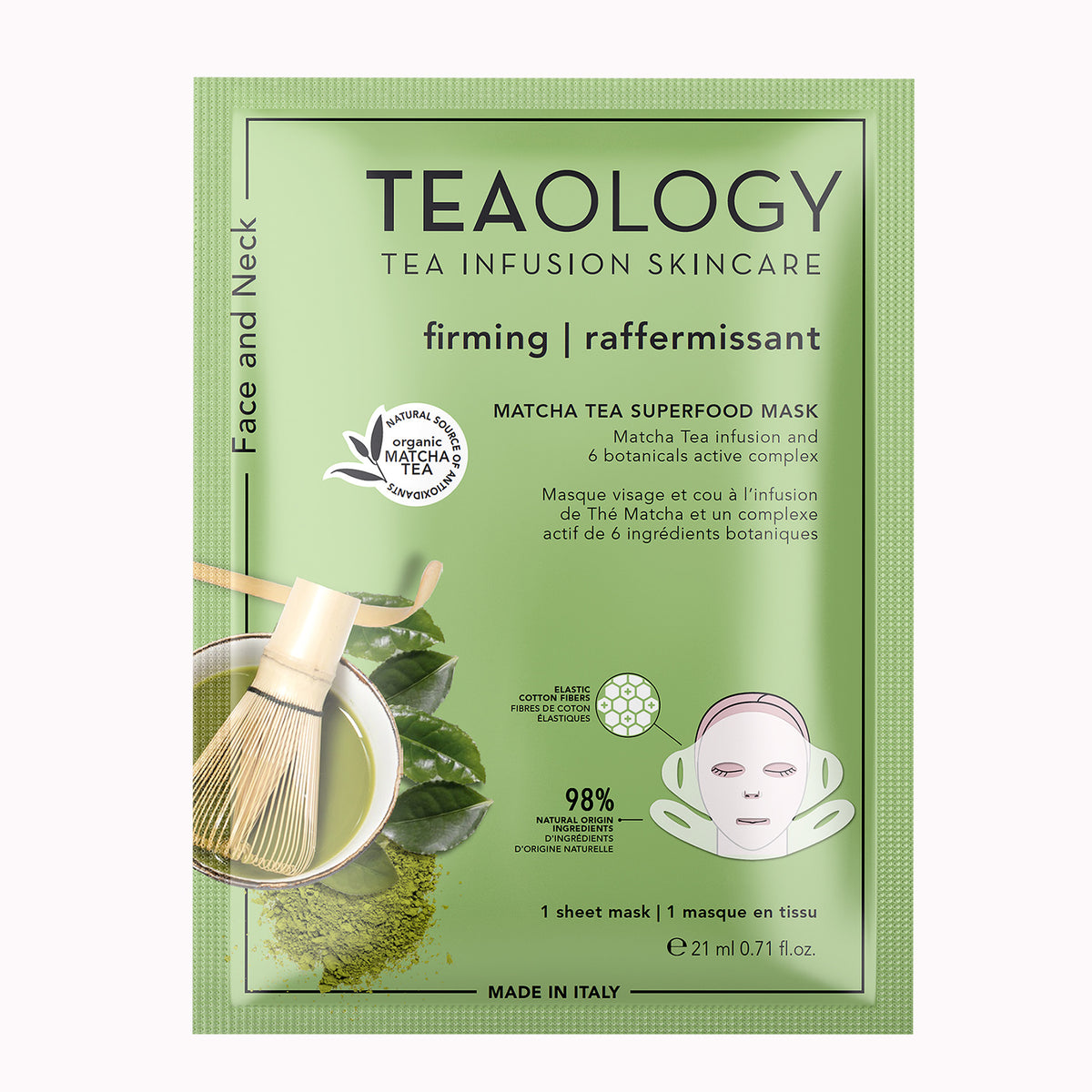 Teaology Matcha tea superfood mask