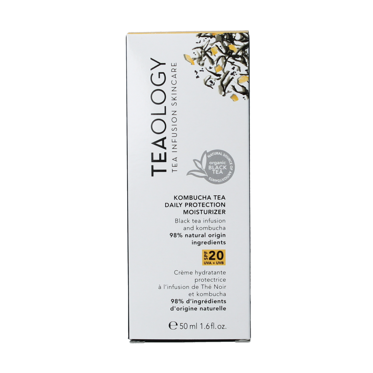 Teaology Kombucha tea moisturizer SPF20 50 ml