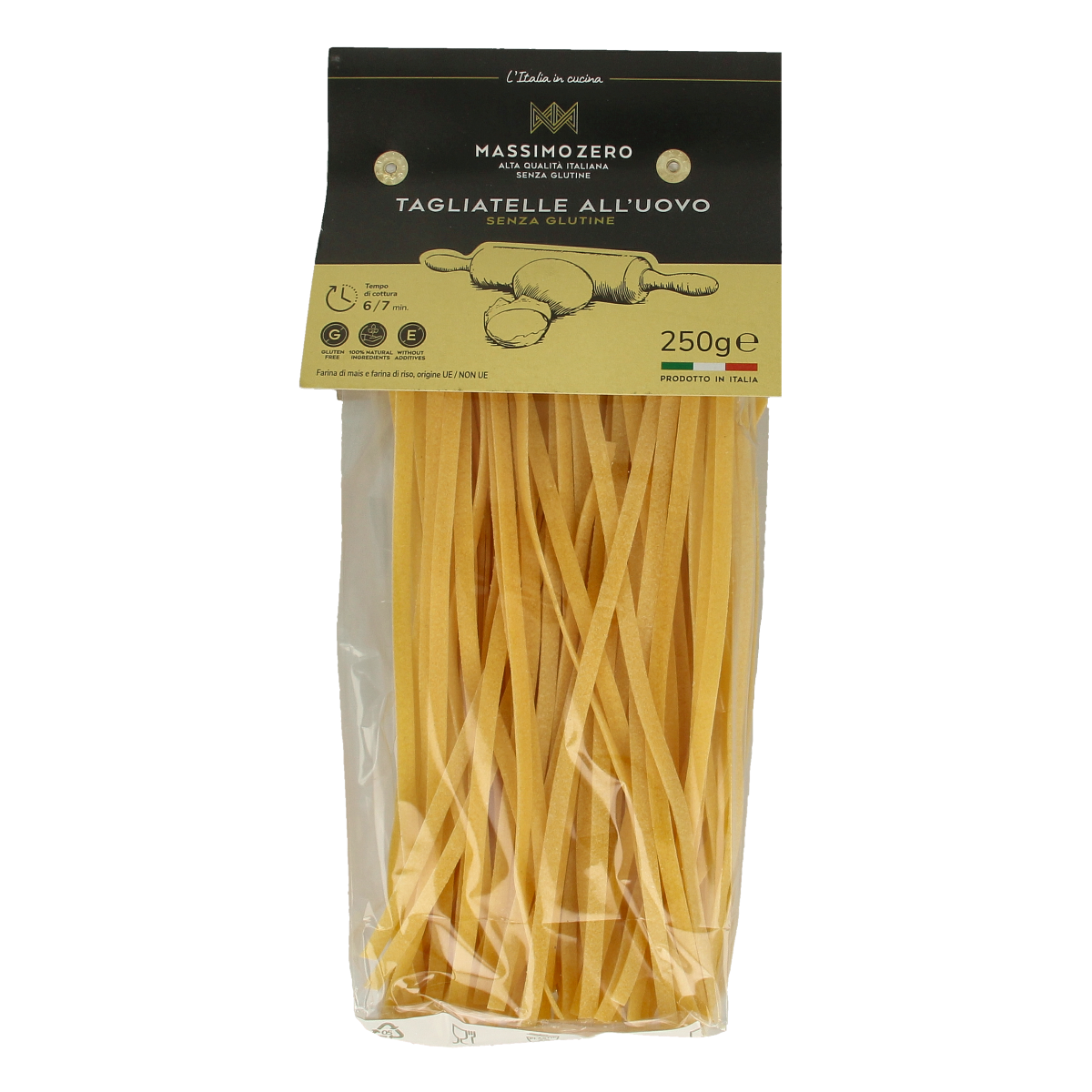 Massimo Zero tagliatelle eierpasta 250 gram