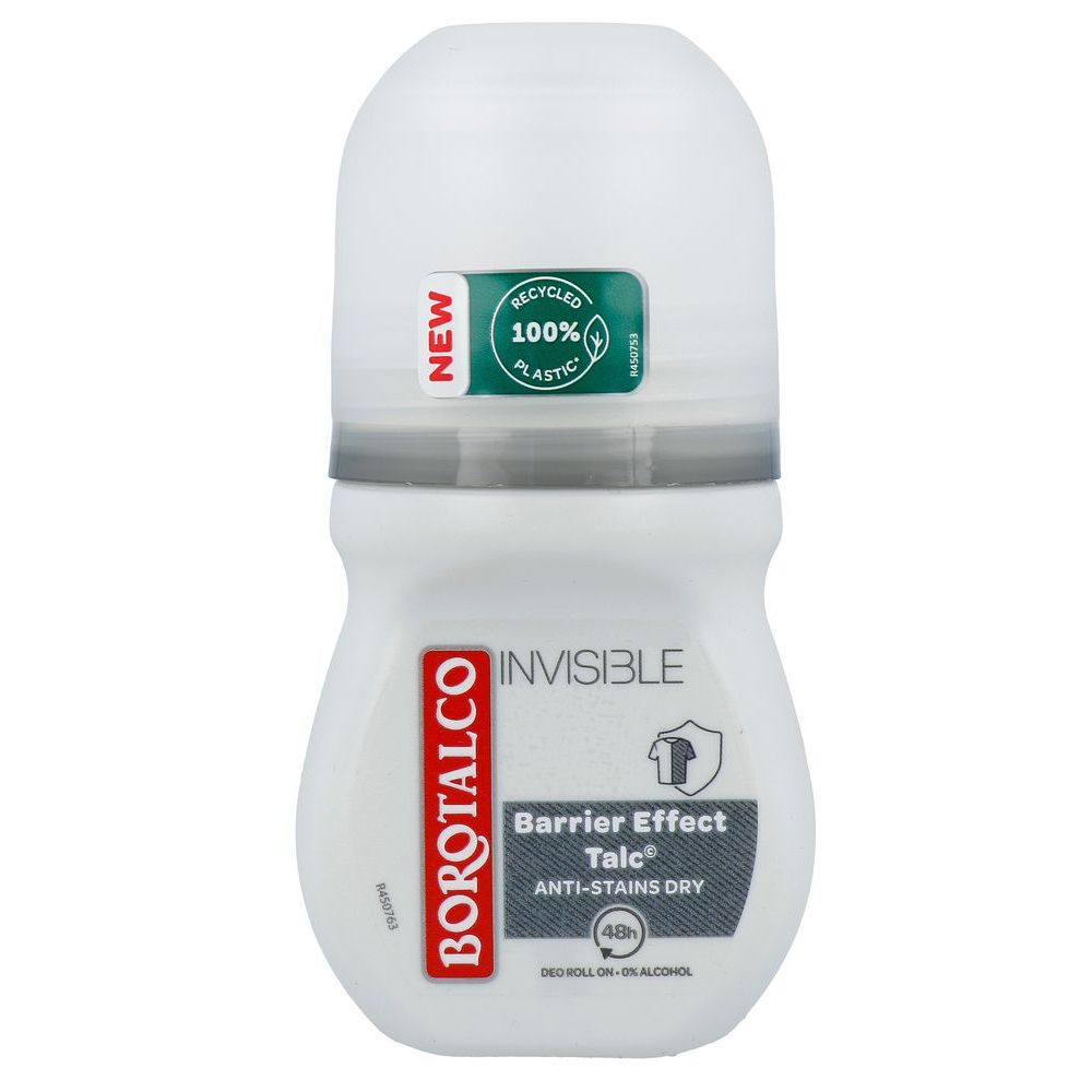 Borotalco Deodorant Invisible Roll On 50 ml