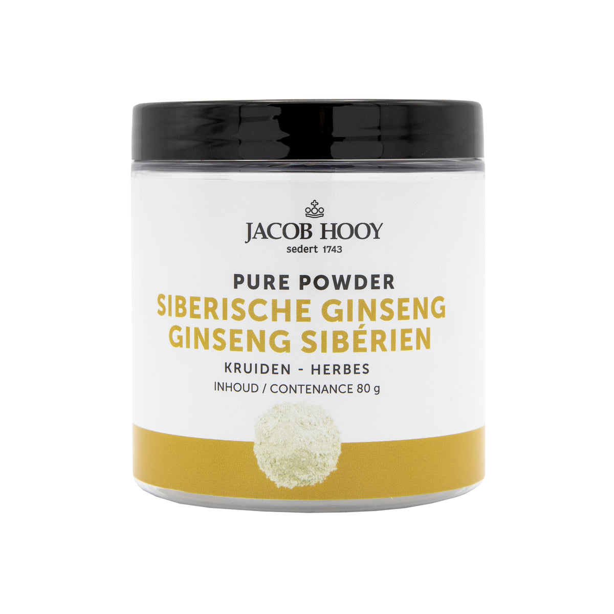 Jacob Hooy Siberische ginseng 80 gram