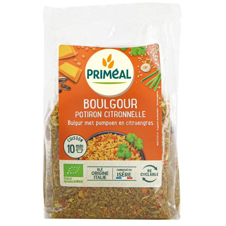 Primeal Bulgur met pompoen en citroengras 300 gram