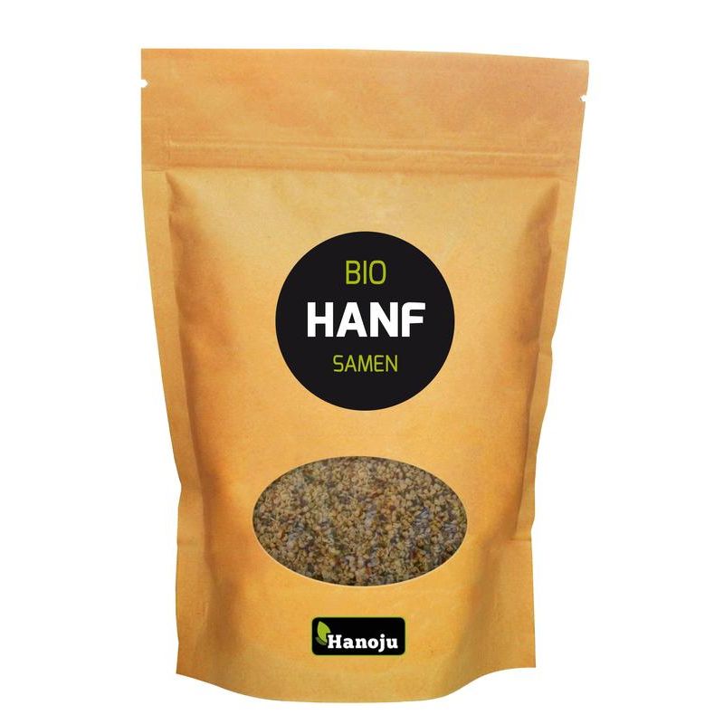 Hanoju Hennep zaden paper bag 500 gram