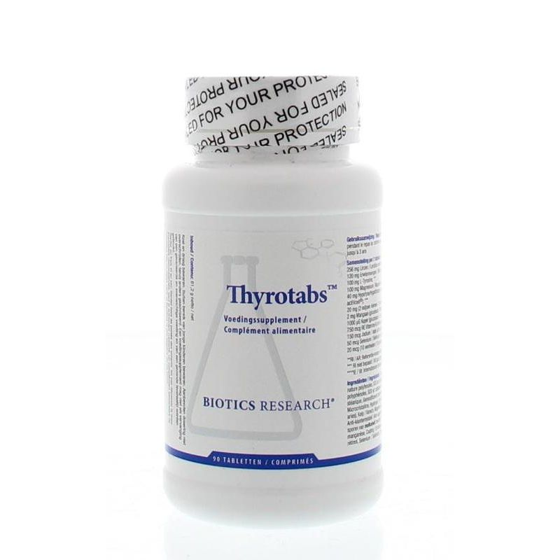 Biotics Thyrotabs 90 tabletten