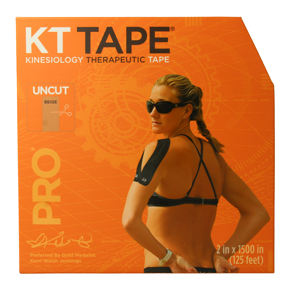 KT Tape Jumbo pro roll 38 meter beige uncut