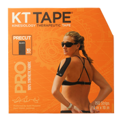 KT Tape Jumbo pro roll 38 meter 150 strips zwart precut