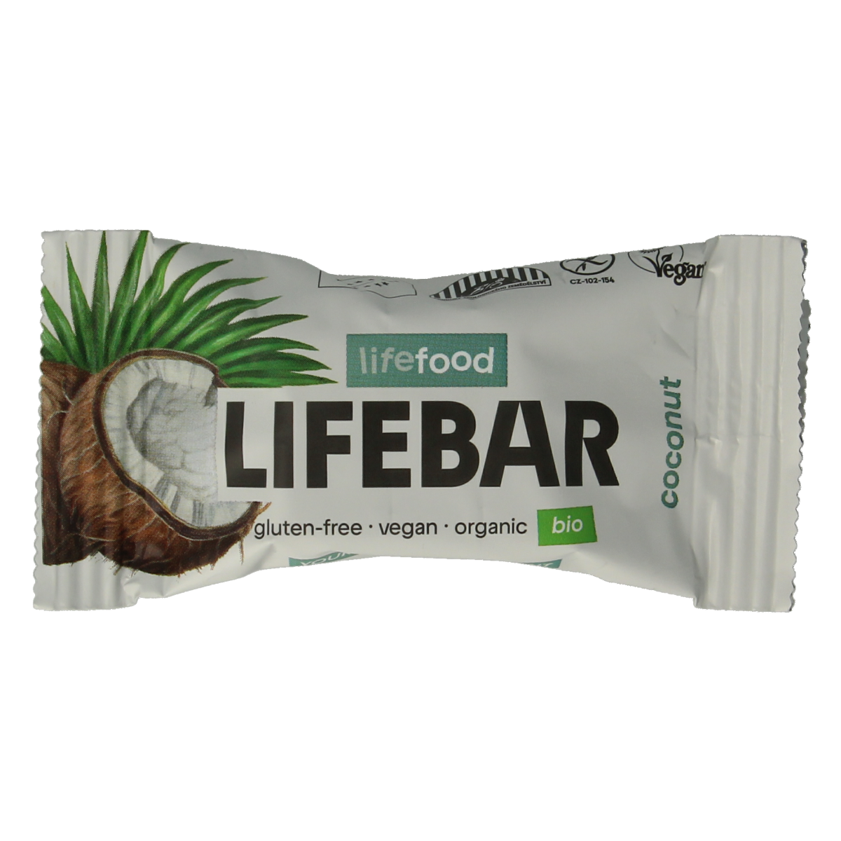 Lifefood Mini lifebar energiereep kokos raw & 25 gram