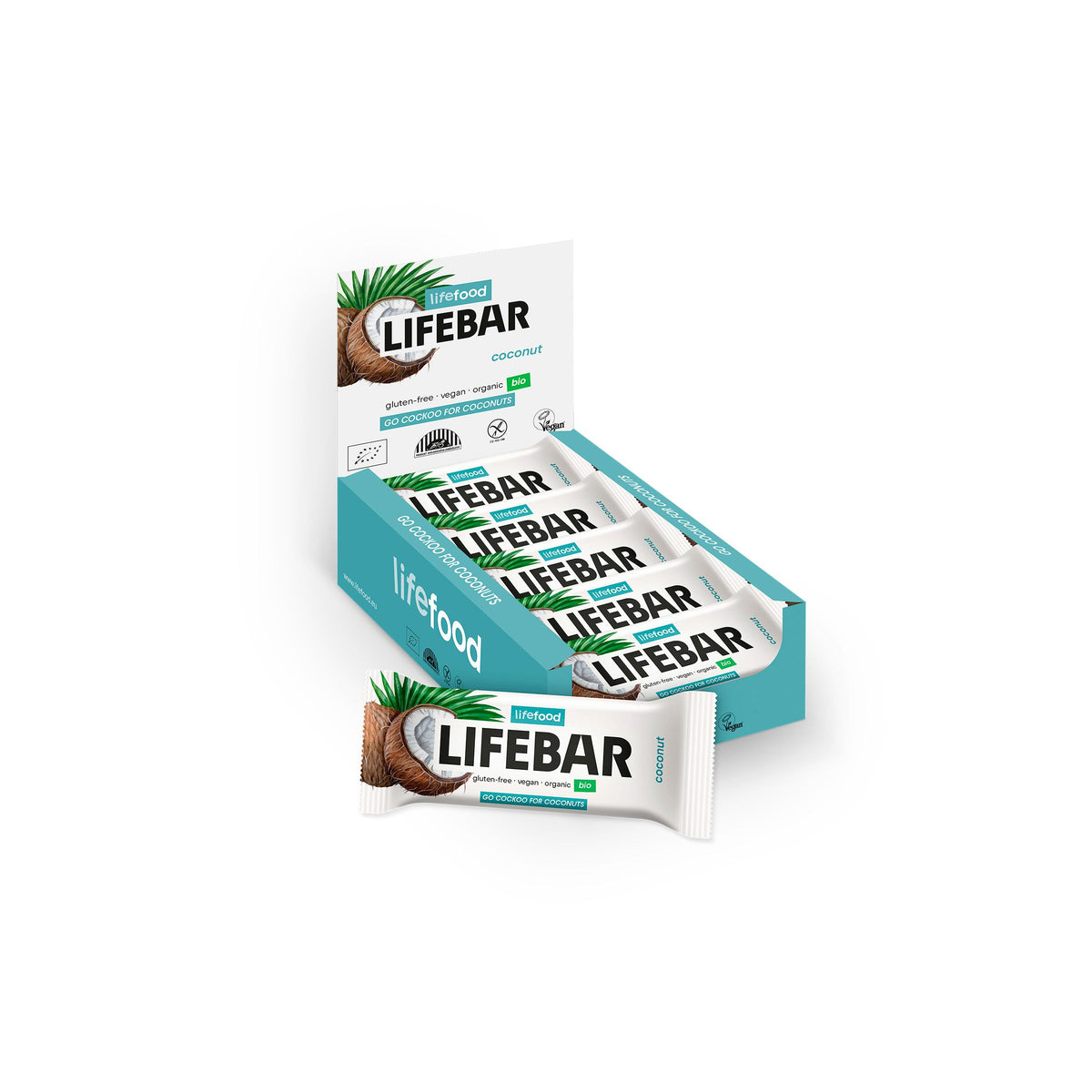 Lifefood Lifebar kokos biologisch 40 gram