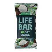 Lifefood Lifebar oatsnack kokos bliss biologisch 40 gram