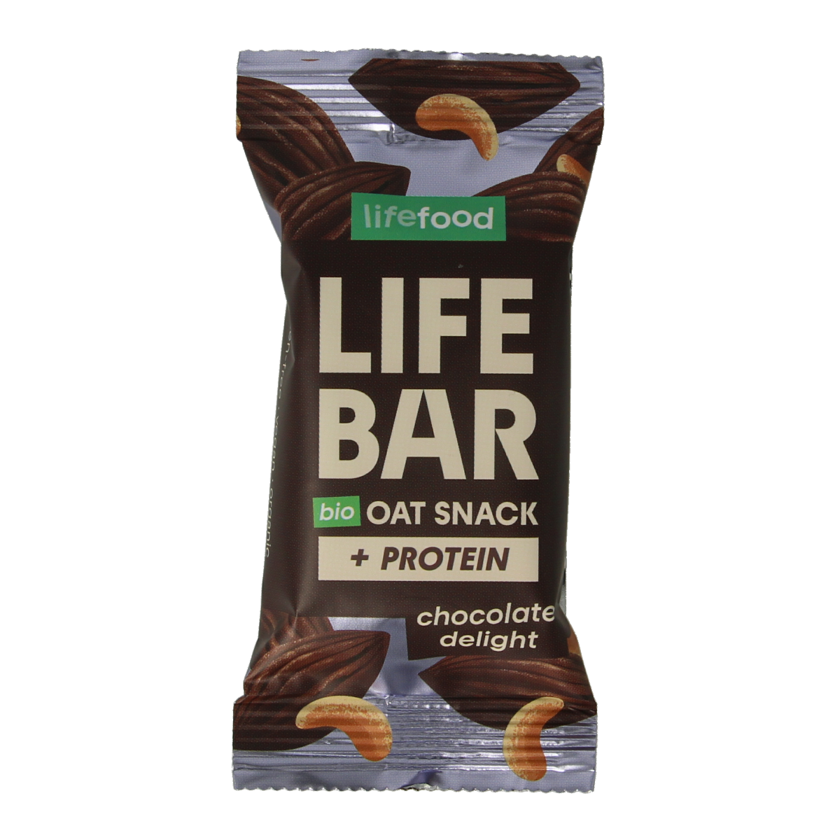 Lifefood Lifebar oatsnack proteine chocolate delight biologisch 40 gram