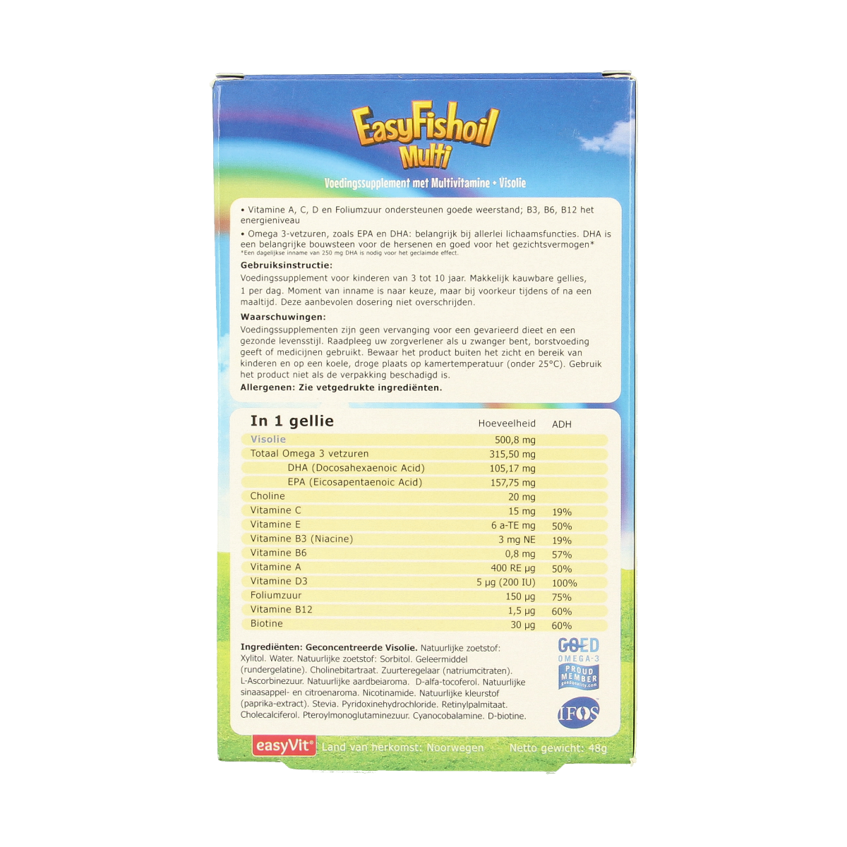 Easyvit Easyfishoil multi 30 gummies