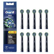 Oral-B Cross Action Opzetborstels Zwart 10 stuks