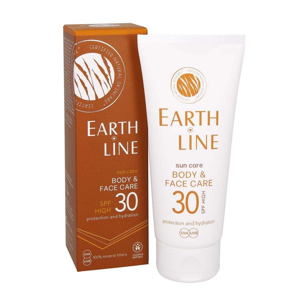 Earth Line Sun body & face care spf30 biologisch 100 ml