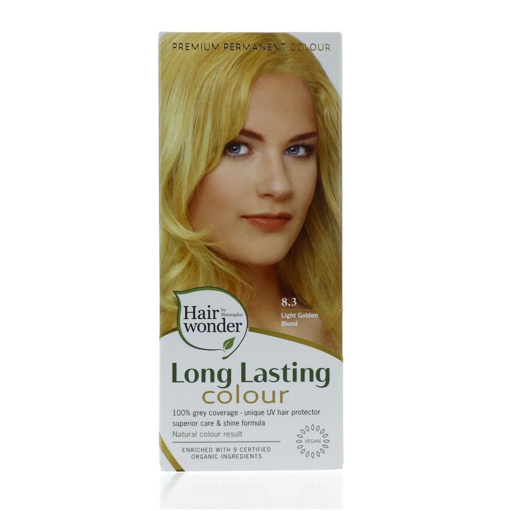 Henna Plus Long lasting colour 8.3 golden blond 100 ml