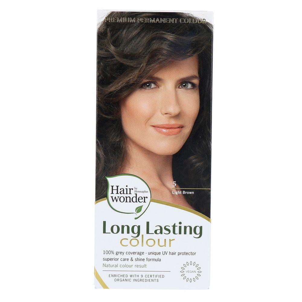 Henna Plus Long lasting colour 5 light brown 100 ml