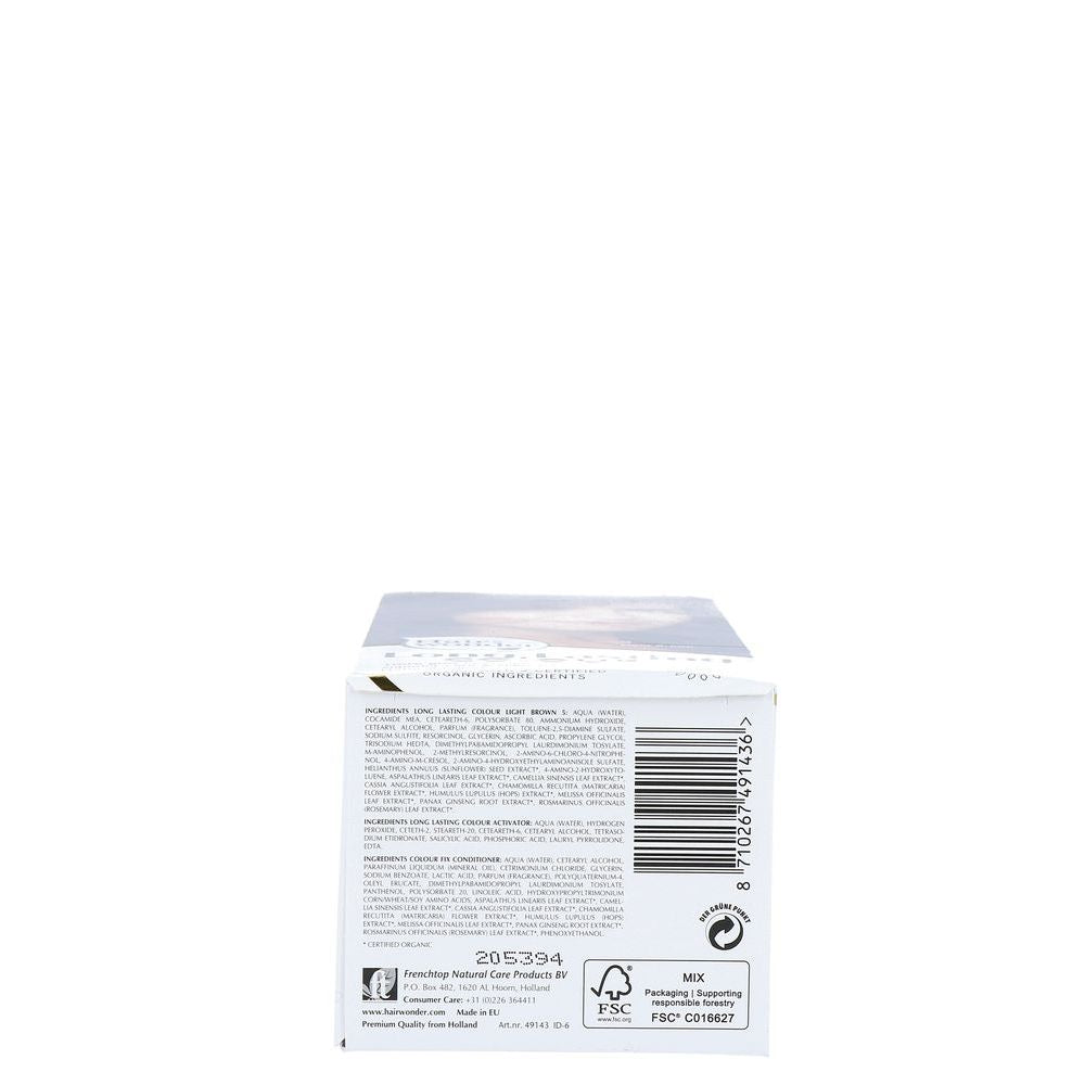 Henna Plus Long lasting colour 5 light brown 100 ml