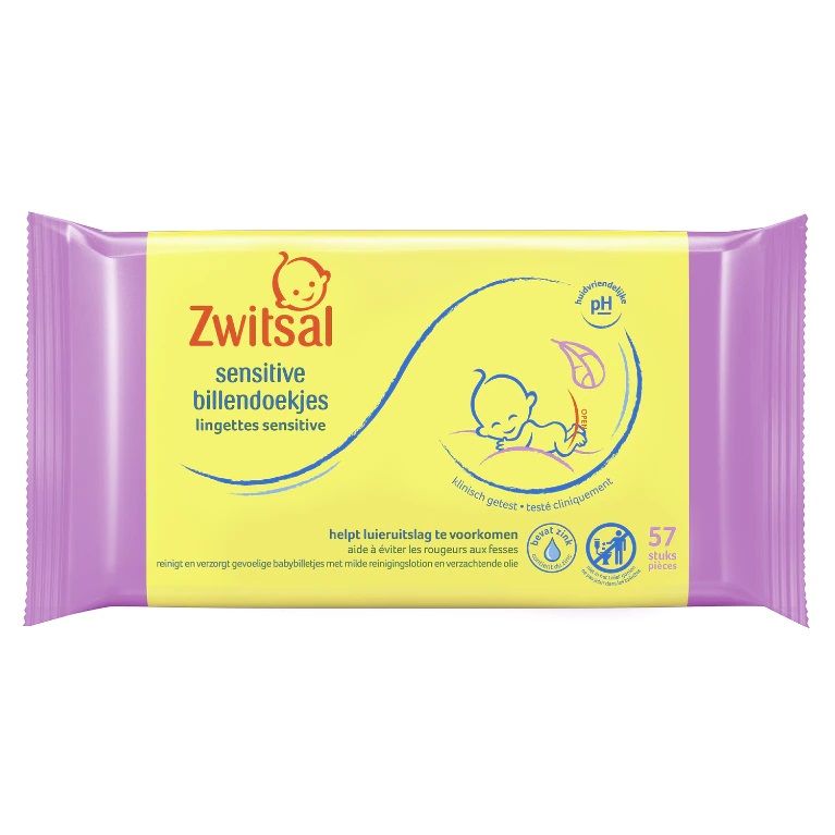 Zwitsal Sensitive Billendoekjes 57 stuks