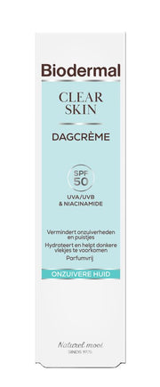 Biodermal Clear Skin Dagcreme SPF50 40 ml