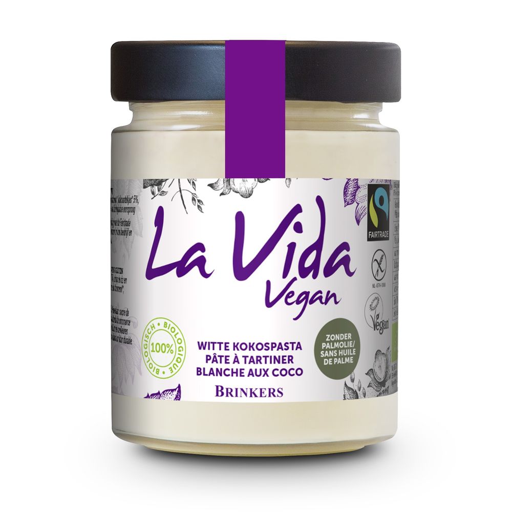 La Vida Vegan Witte Kokospasta Biologisch 270 gr
