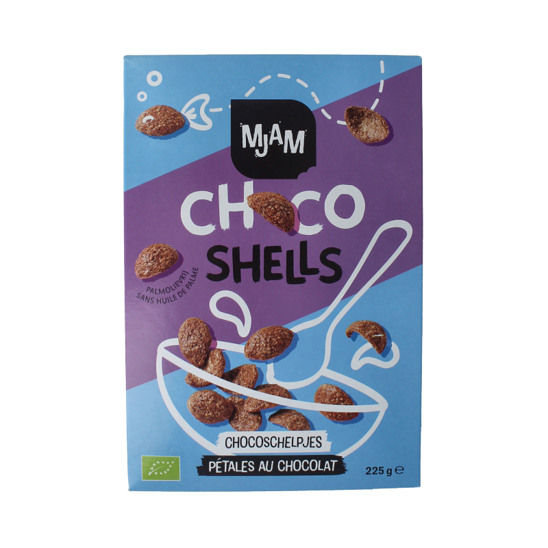 Mjam Choco shells bio 225 gram