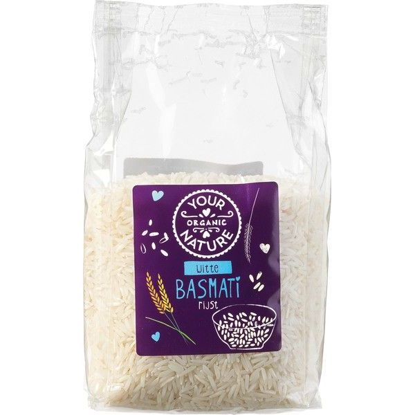 Your Organic Nature Witte Basmatirijst 400 gr