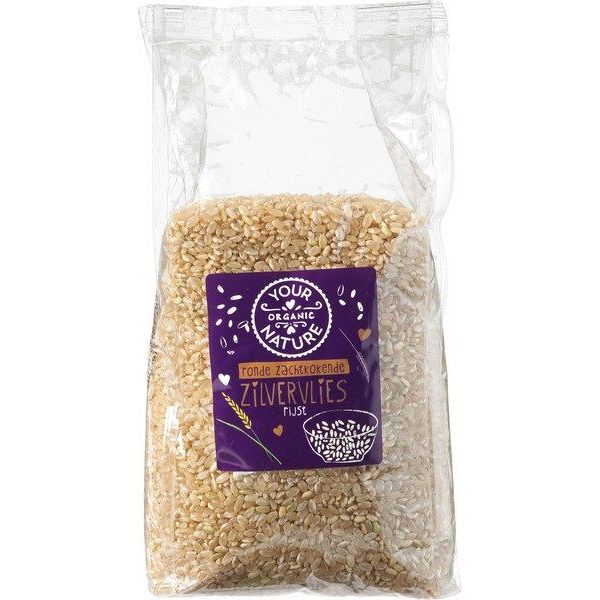 Your Organic Nature Ronde Zilvervliesrijst 800 gr