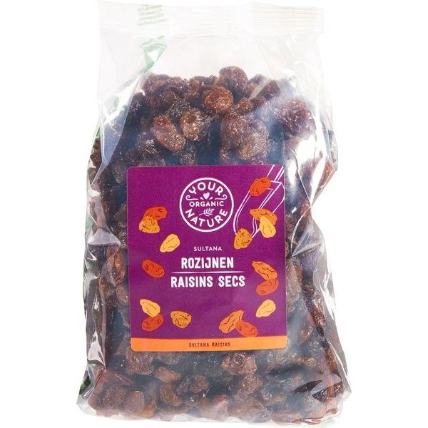 Your Organic Nature Rozijnen Sultana 500 gr