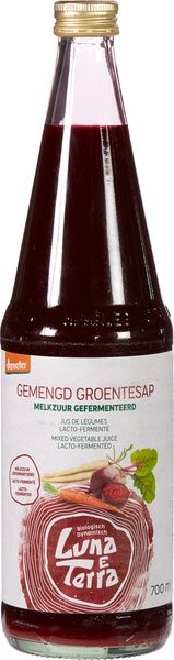 Luna E Terra Gemengd Groentesap Melkzuur Gefermenteerd 700 ml