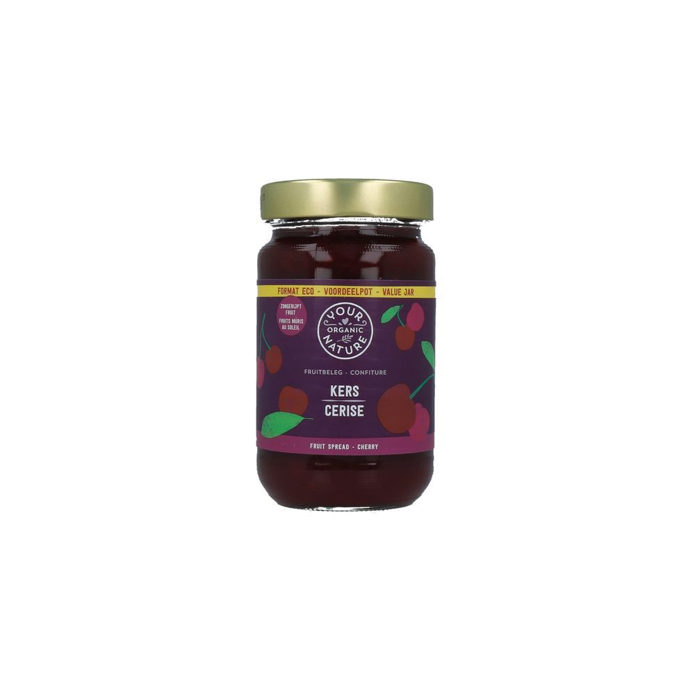 Your Organic Nature Fruitbeleg Kers 375 gr