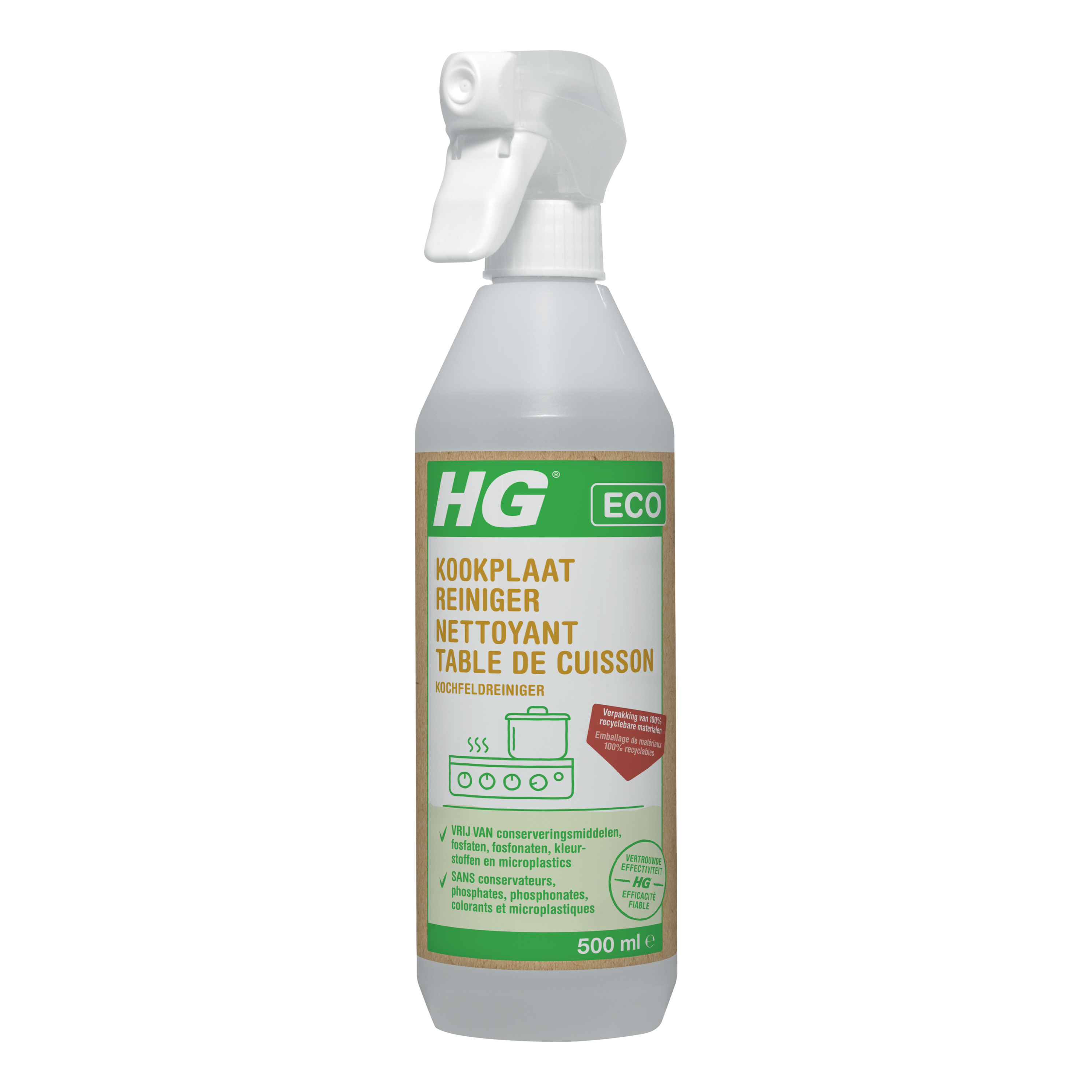 HG Eco kookplaatreiniger 500 ml