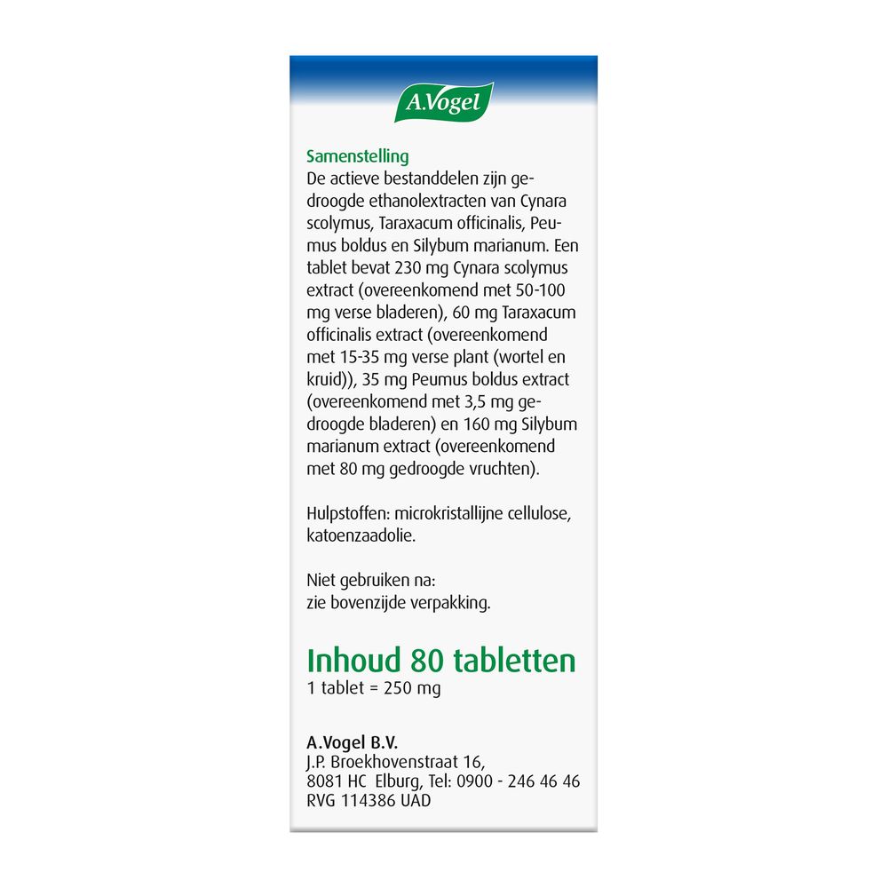 A Vogel Boldocynara 80 tabletten