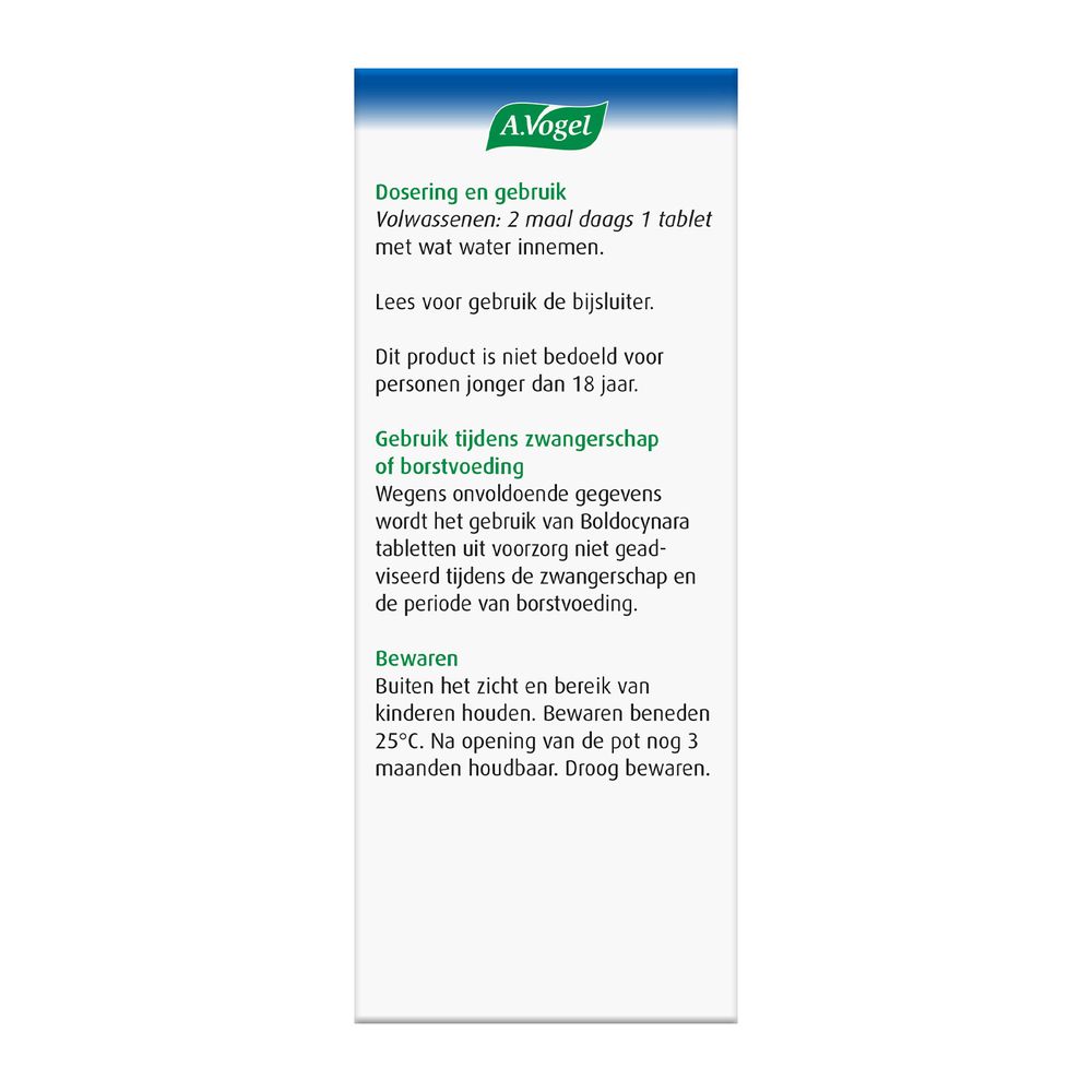 A Vogel Boldocynara 80 tabletten