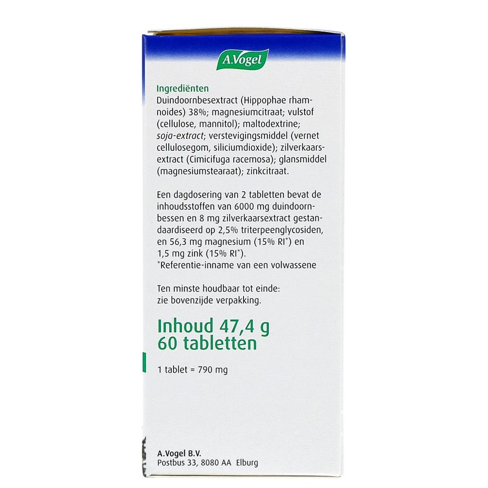 A.Vogel Overgang totaal 60 tabletten