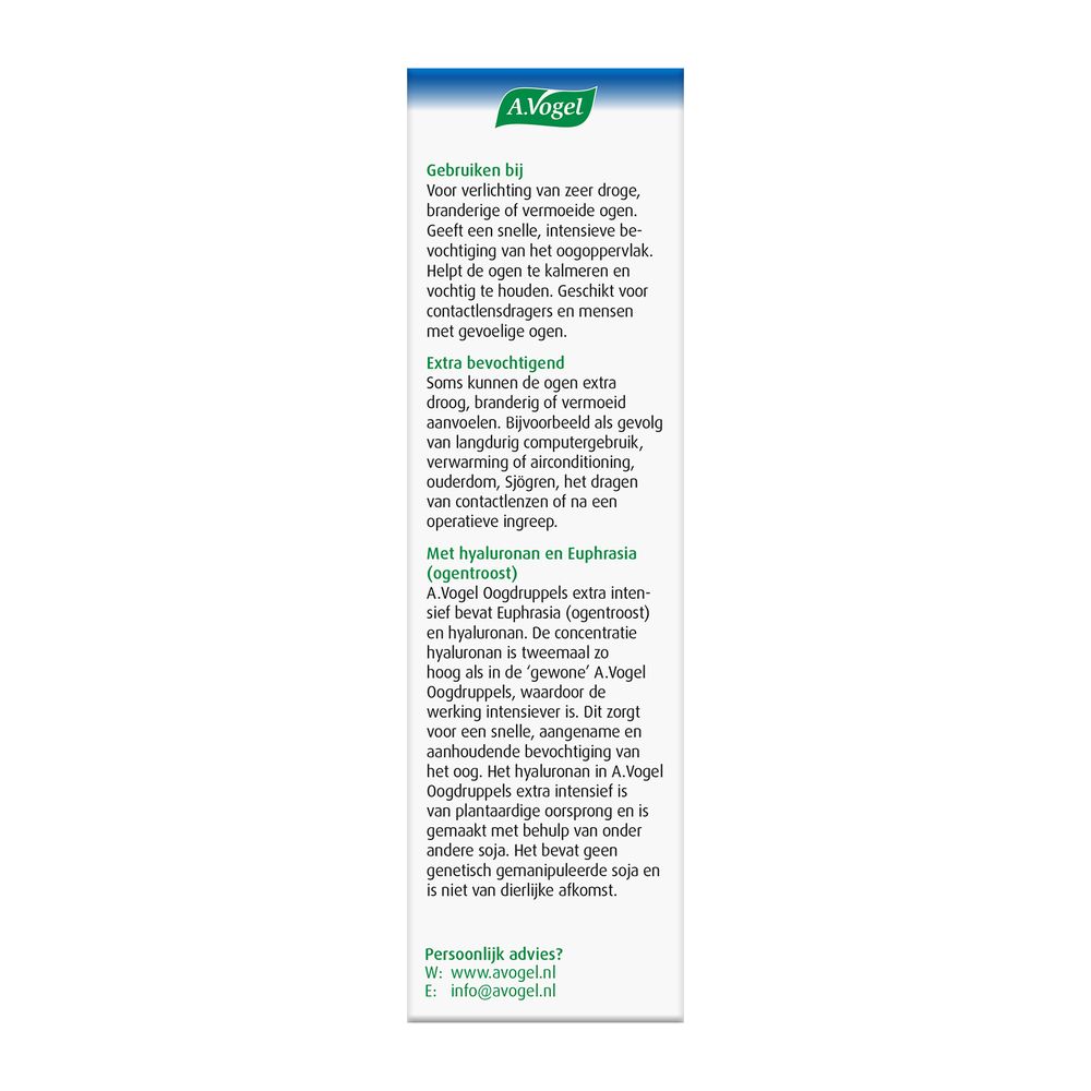 A.Vogel Oogdruppels extra intensief 10 ml
