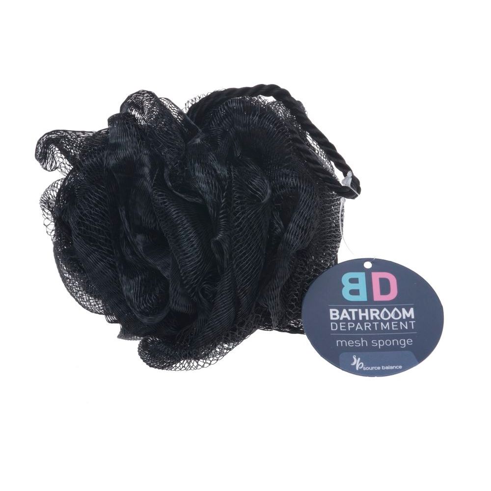 Bath Department Mesh Spons Zwart 1 st